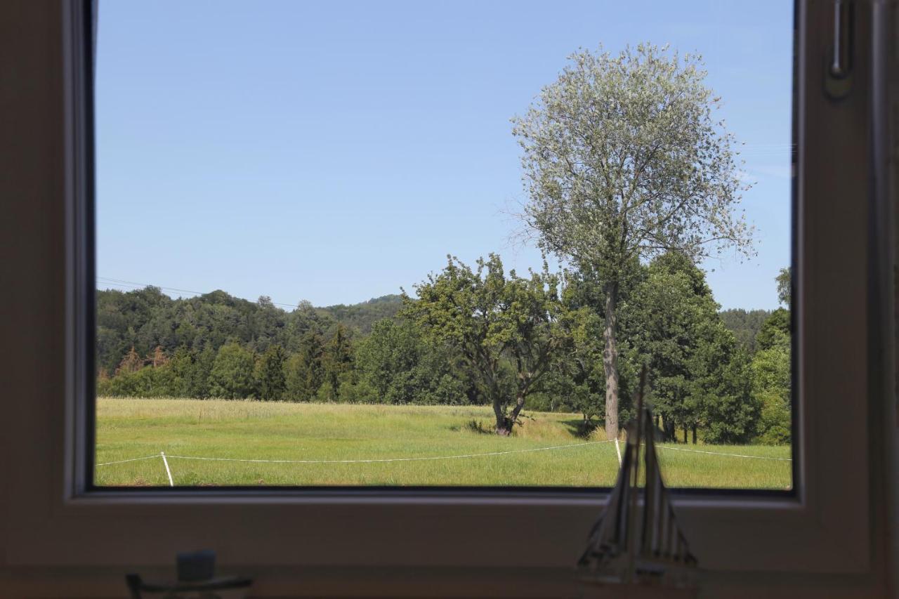 Auszeit Mit Weitblick In Der Sachsischen Schweiz - Kleiner Bauernhof Mit Tieren Und Wallbox Rathmannsdorf Εξωτερικό φωτογραφία